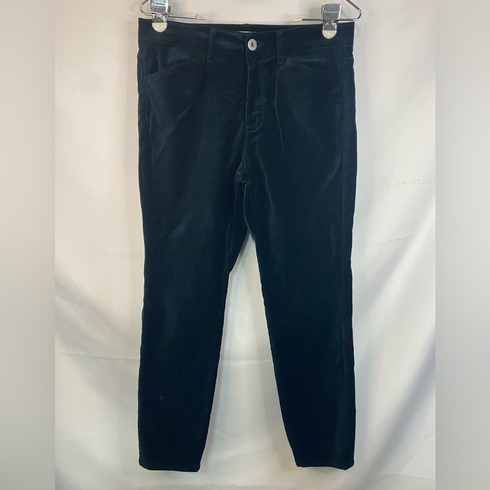 J. Jill Dark Green Velvet Pants Women’s Size 5P